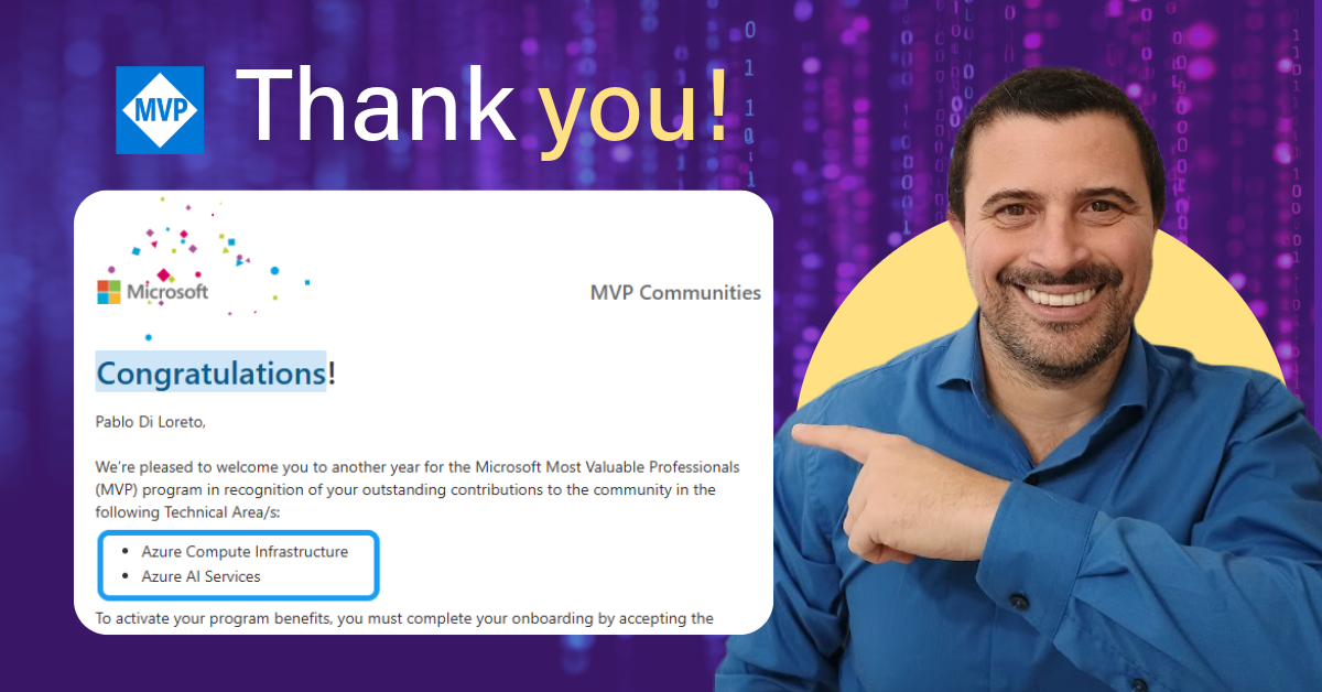 ✨ 12 años de evolución: mi viaje como Microsoft MVP, desde Windows hasta Azure e IA 🤖 
<span class="bsf-rt-reading-time"><span class="bsf-rt-display-label" prefix="Tiempo de Lectura"></span> <span class="bsf-rt-display-time" reading_time="2"></span> <span class="bsf-rt-display-postfix" postfix="minutos"></span></span>