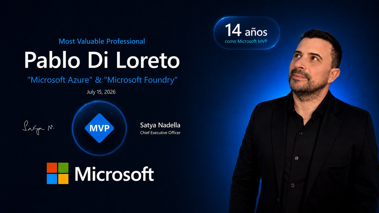 🥹 Arranco mi año 14 como Microsoft MVP: renovado en Azure e Inteligencia Artificial 🤖
<span class="bsf-rt-reading-time"><span class="bsf-rt-display-label" prefix="Tiempo de Lectura"></span> <span class="bsf-rt-display-time" reading_time="3"></span> <span class="bsf-rt-display-postfix" postfix="minutos"></span></span>